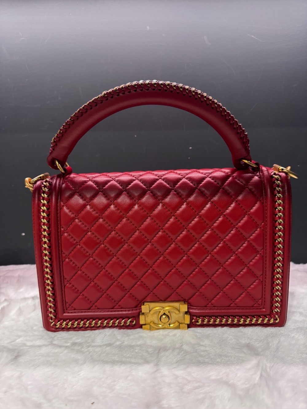 #2 Chanel Leboy New Medium Red